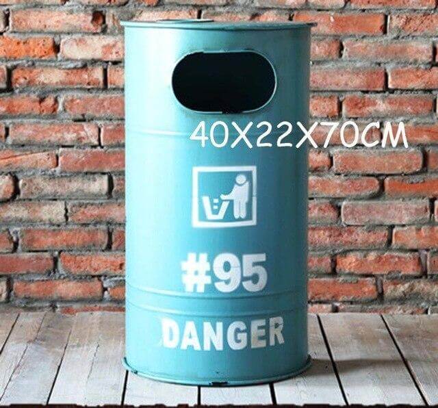 Retro Fire Hydrant Trash Can - Image 3