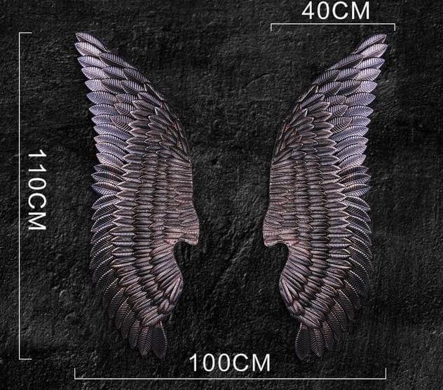Iron Angel Wings Wall Decor - Image 14
