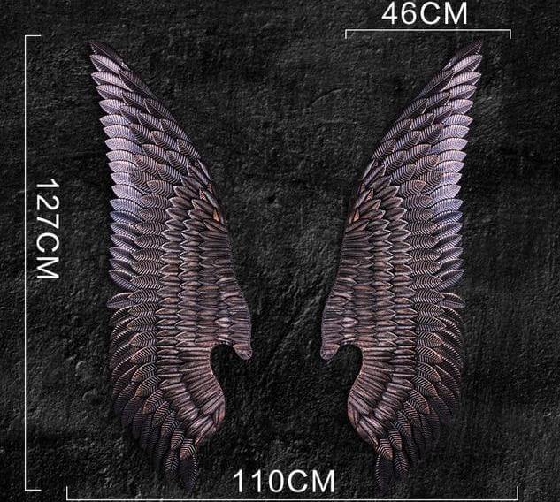 Iron Angel Wings Wall Decor - Image 15