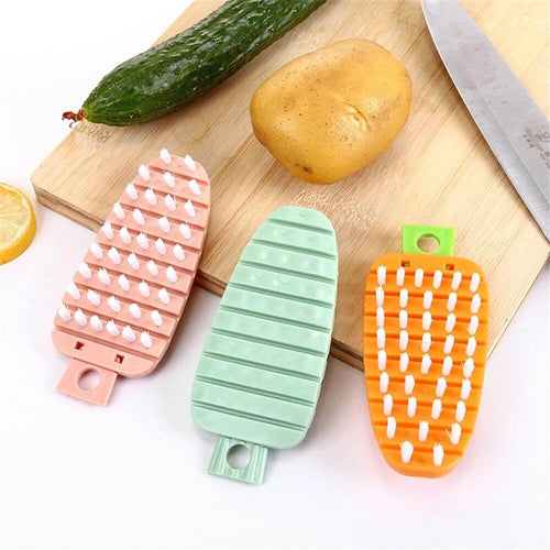 Fruit and Vegetable Washing Sponge Scrubber - Image 0