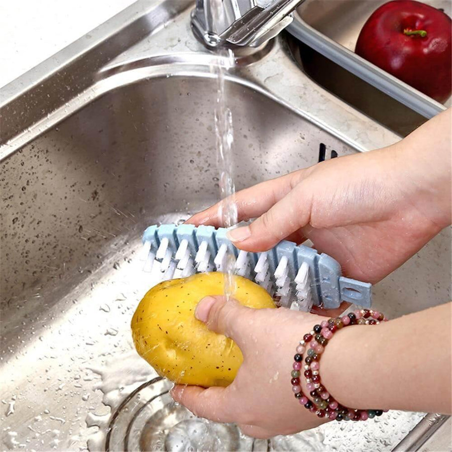 Fruit and Vegetable Washing Sponge Scrubber - Image 1