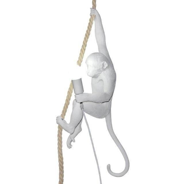 Modern Black Pendant Monkey Lamp - Image 9