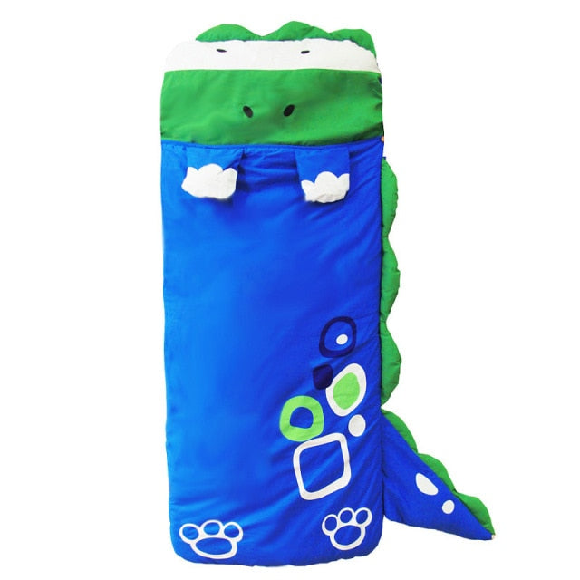 Cartoon Dinosaur Kid Sleeping Bag - Image 3
