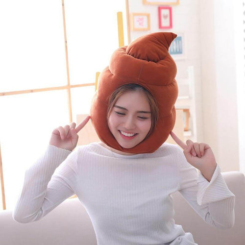 Poop Head Plush Pillow - Image 0