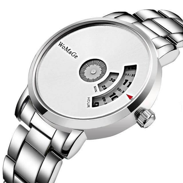 Stainless Steel Unique Style Business Men Watch - Image 3