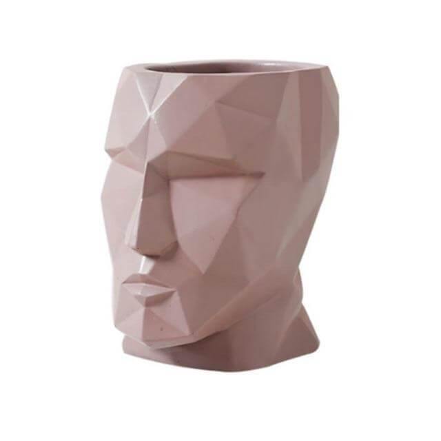 Nordic Style Modeling Geometric Lines People Face Vase Home Modern Decoration - Image 2
