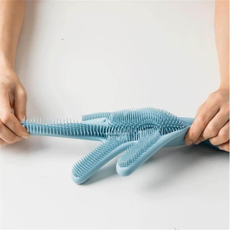 Non-Slip Magic Silicone Cleaning Gloves - Image 2
