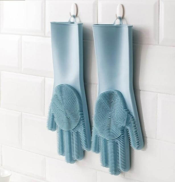 Non-Slip Magic Silicone Cleaning Gloves - Image 4