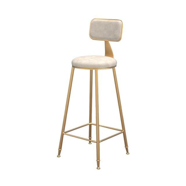 Nordic Modern Iron Bar Stool - Image 19
