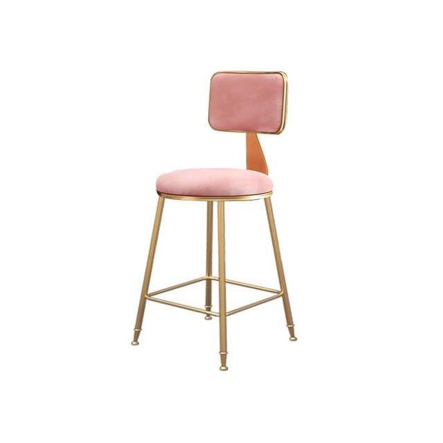 Nordic Modern Iron Bar Stool - Image 7