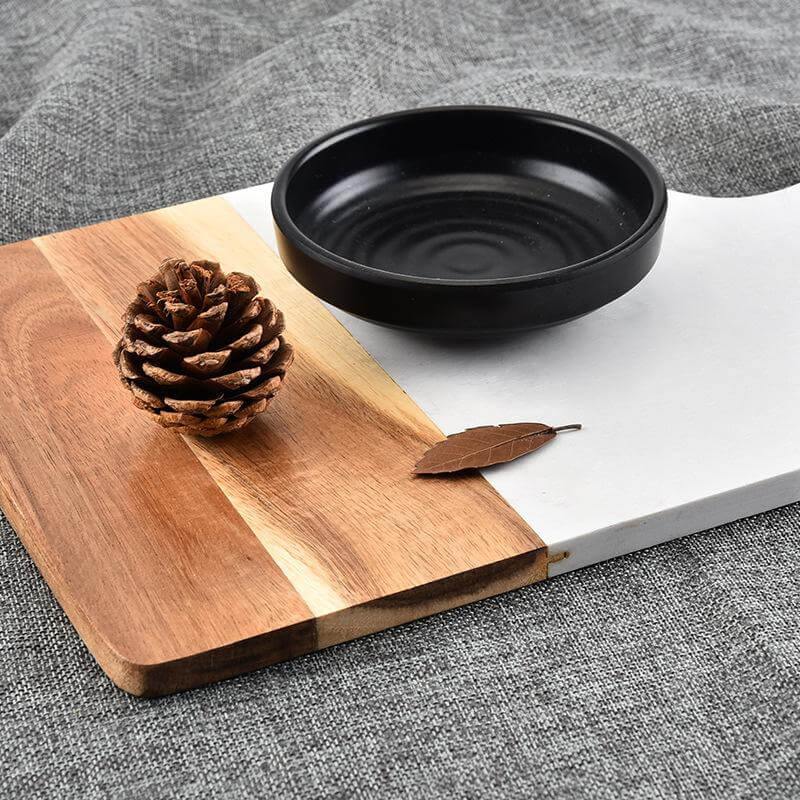 Marble & Acacia Wood Cutting Board - Image 6