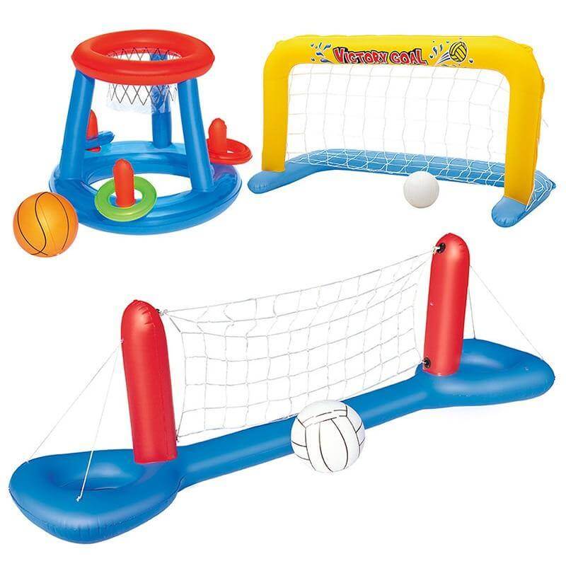 Inflatable Pool Party Fun Volleyball Float - Image 2