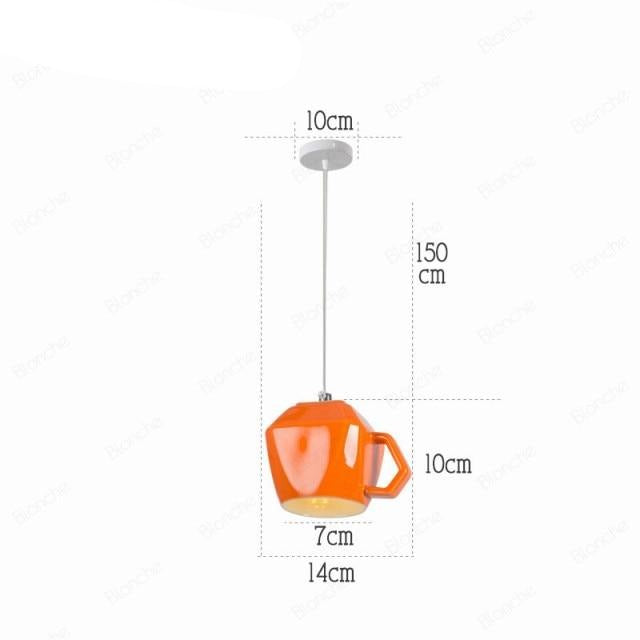 Nordic Ceramic Tea Cup Light - Image 11