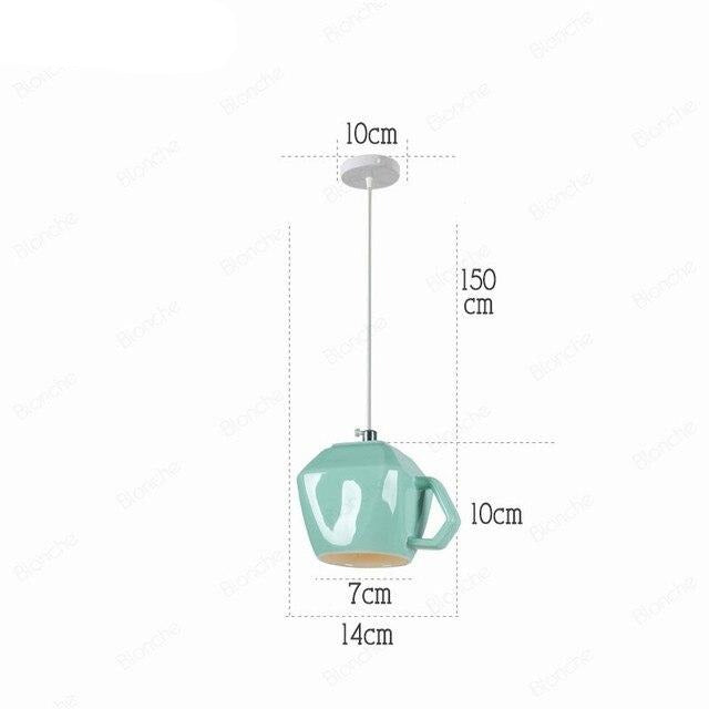 Nordic Ceramic Tea Cup Light - Image 18