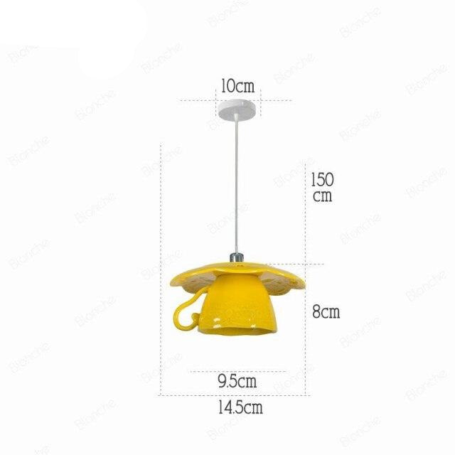 Nordic Ceramic Tea Cup Light - Image 8