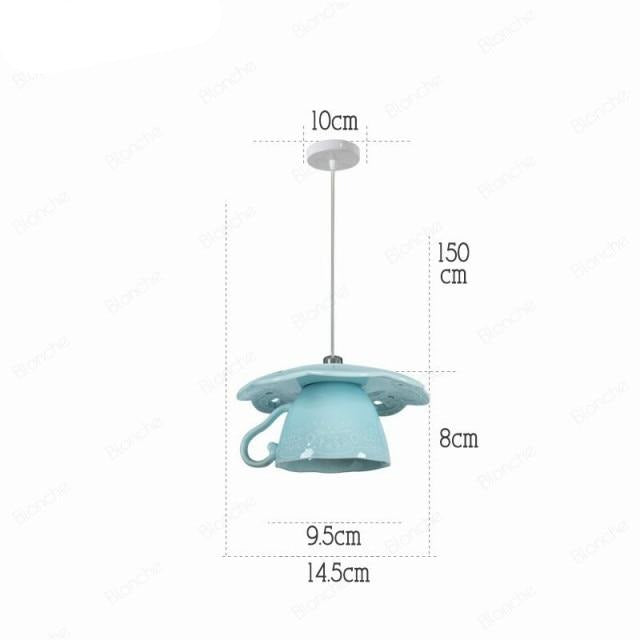 Nordic Ceramic Tea Cup Light - Image 10