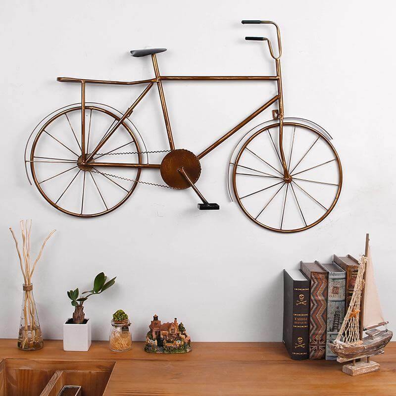 Vintage Iron Retro Bicycle Home Decor - Image 4