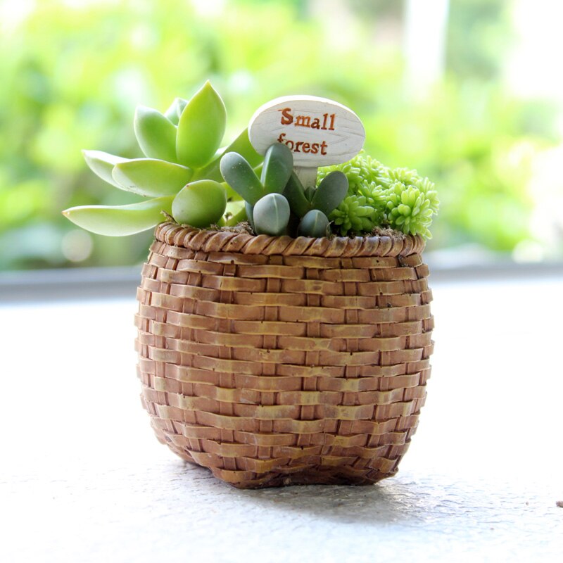 Mini Retro Rome Column Flower Pots - Image 2