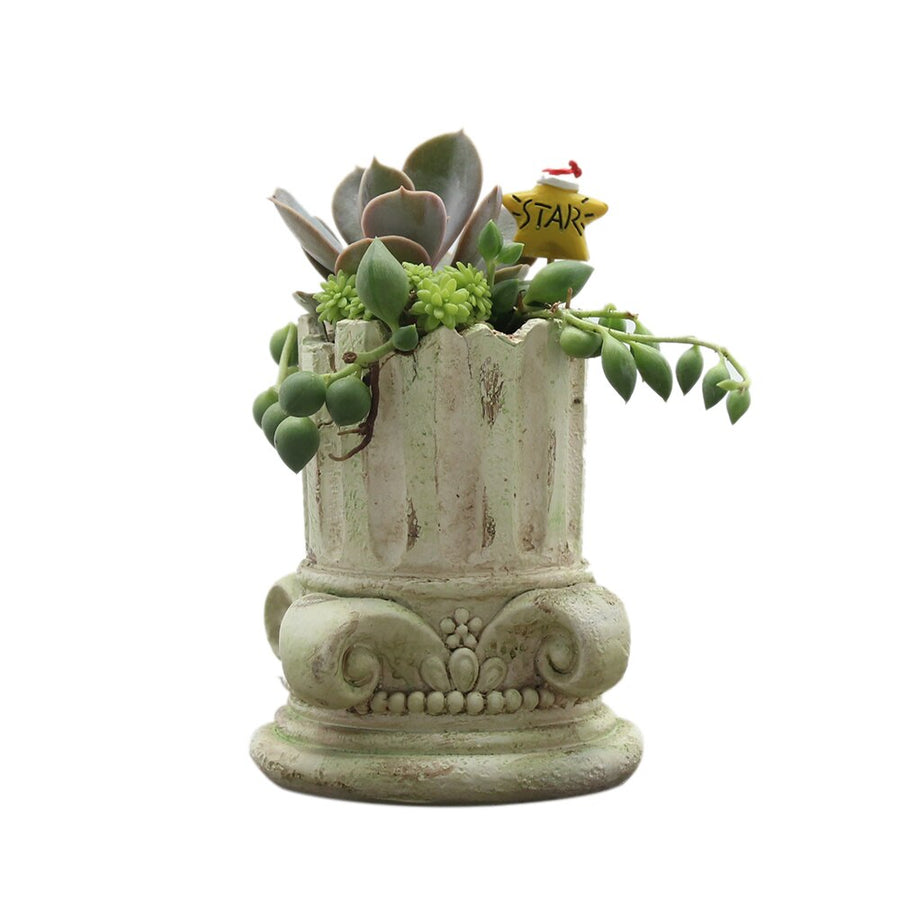 Mini Retro Rome Column Flower Pots - Image 4