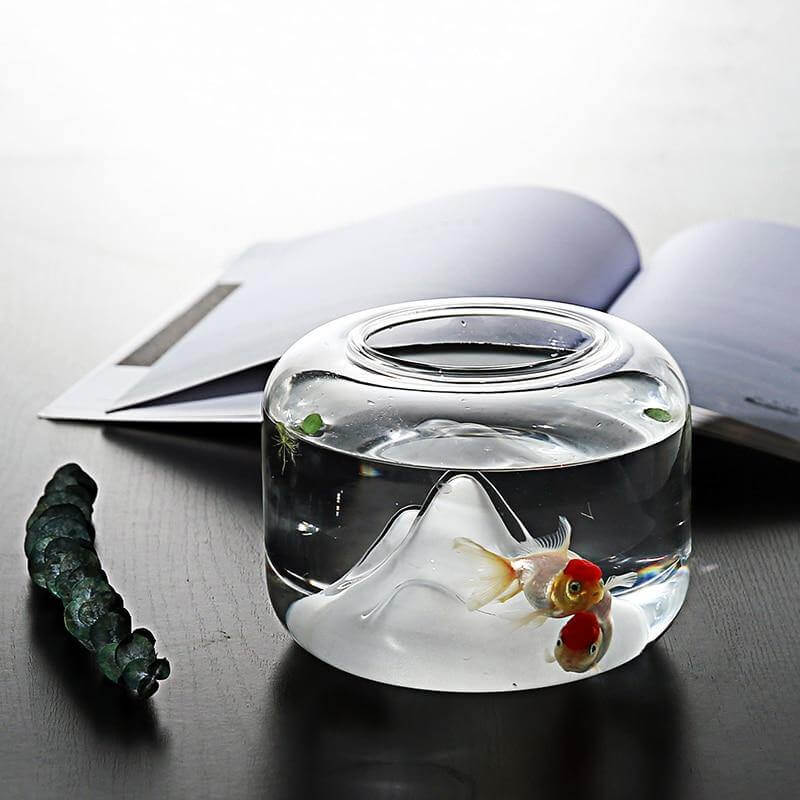 Creative Transparent Snow Mountain Fish Aquariums - Image 0