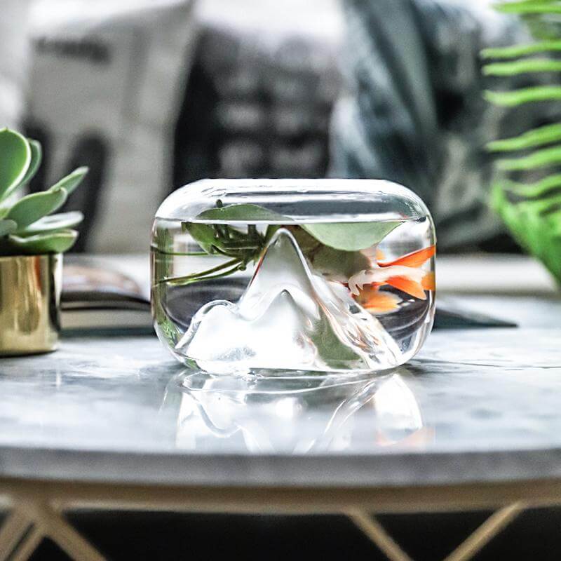 Creative Transparent Snow Mountain Fish Aquariums - Image 5