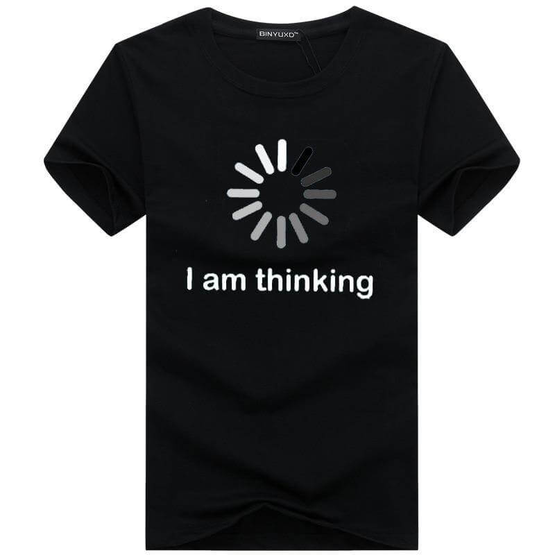 I am thinking Funny Tshirt - Image 1
