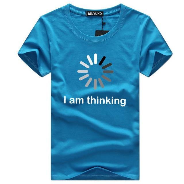 I am thinking Funny Tshirt - Image 2