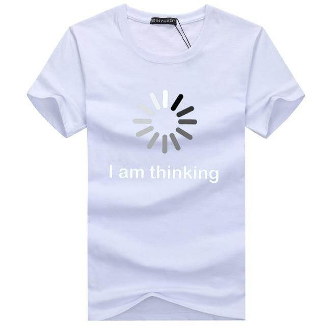 I am thinking Funny Tshirt - Image 8