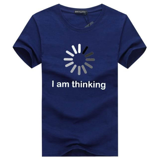 I am thinking Funny Tshirt - Image 11