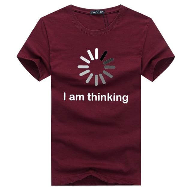 I am thinking Funny Tshirt - Image 9