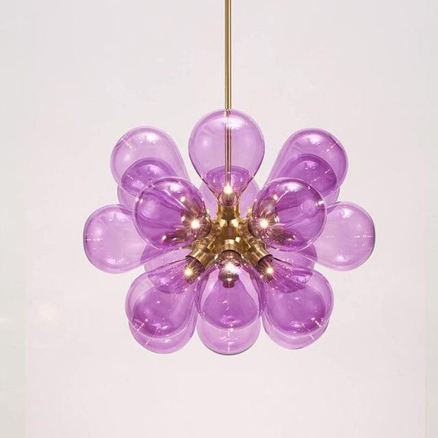 Glass Bubbly Parlor Pendant Lamp - Image 2
