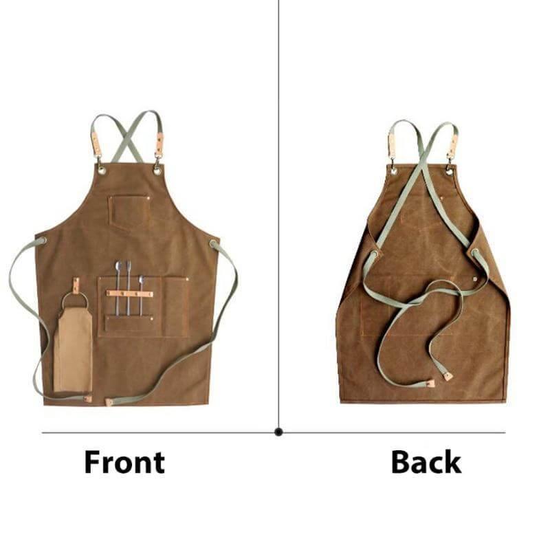 Vintage Leather Chef Apron - Image 2