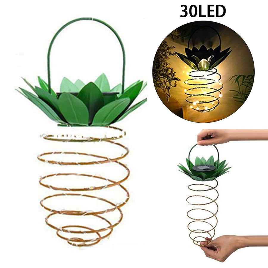 Outdoor Solar Garden Pineapple Automatic Lights - Image 9
