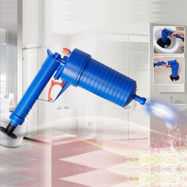 High Pressure Air Drain Clog Remover Pump Plunger Kit - Image 0