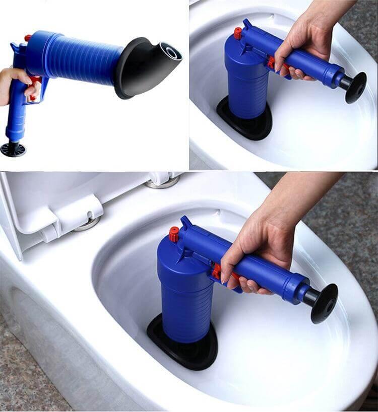 High Pressure Air Drain Clog Remover Pump Plunger Kit - Image 2