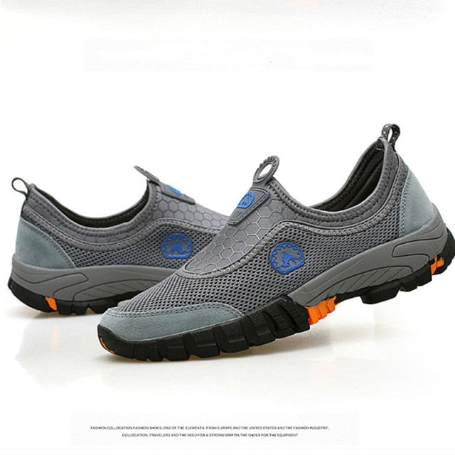 Men Outdoor Comfy Breathable Mountaineer Hiking Shoes - Image 16