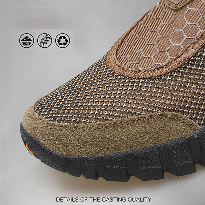 Men Outdoor Comfy Breathable Mountaineer Hiking Shoes - Image 3