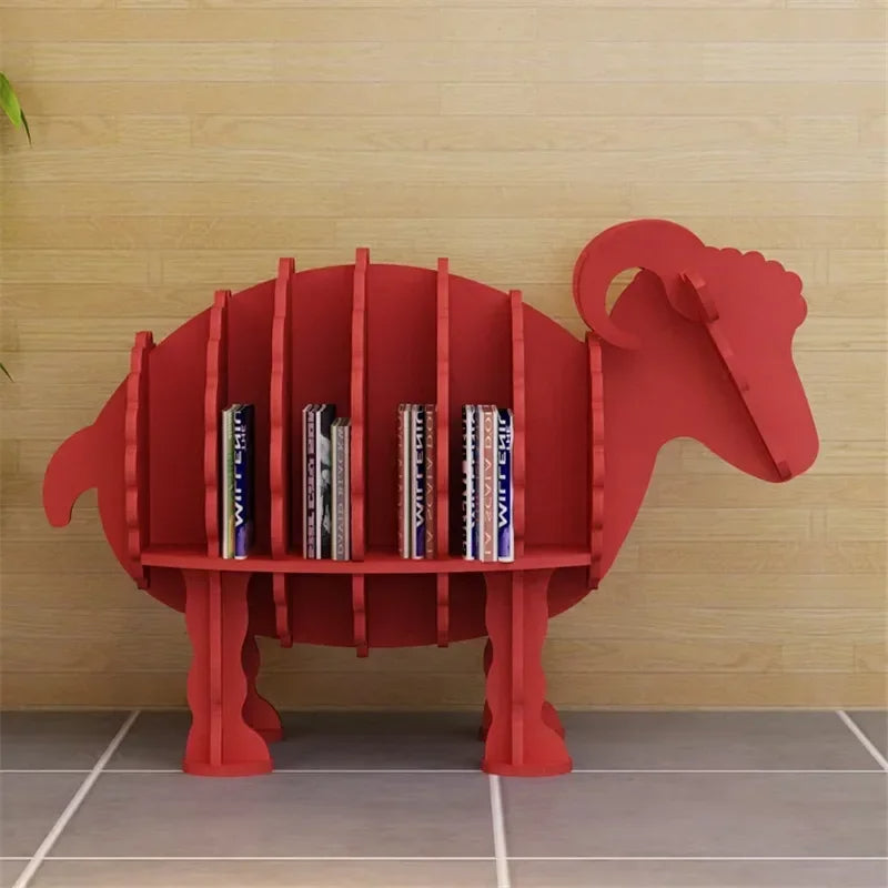 Creative Decorative Sheep Shaped BookCase - Image 6