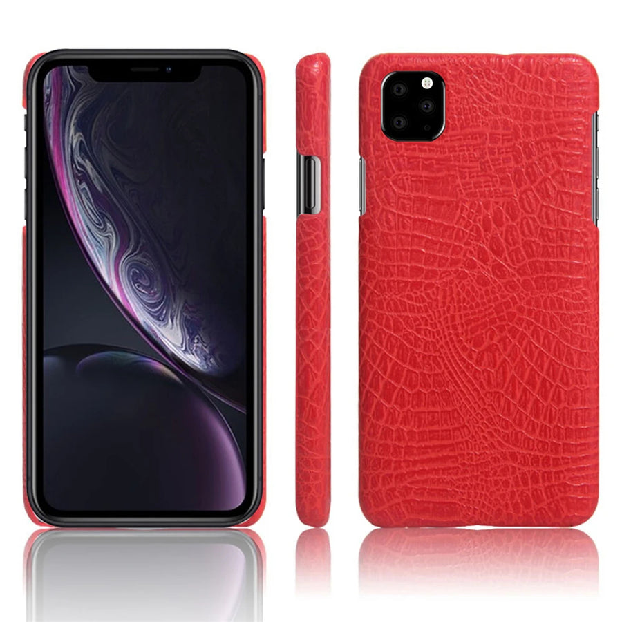 Luksuriøse Krokodille Business Stil Lær iPhone Deksel