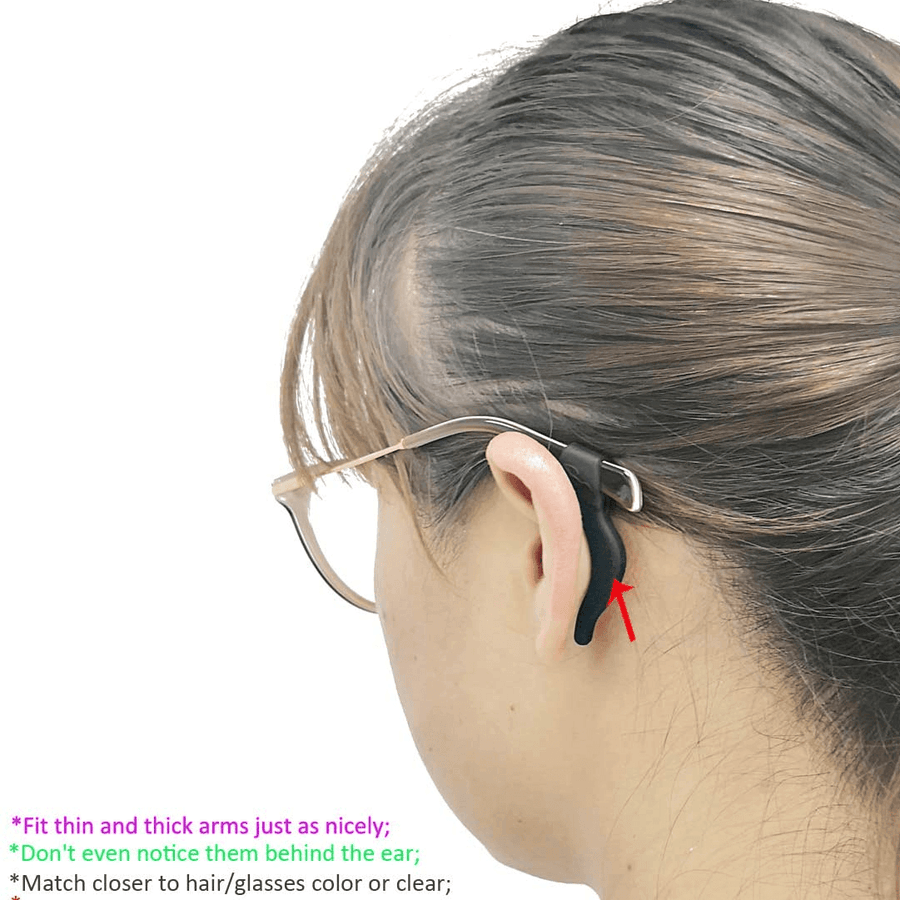 10 Pcs Anti-Slip Silicone Glasses Holder Hook - Image 1