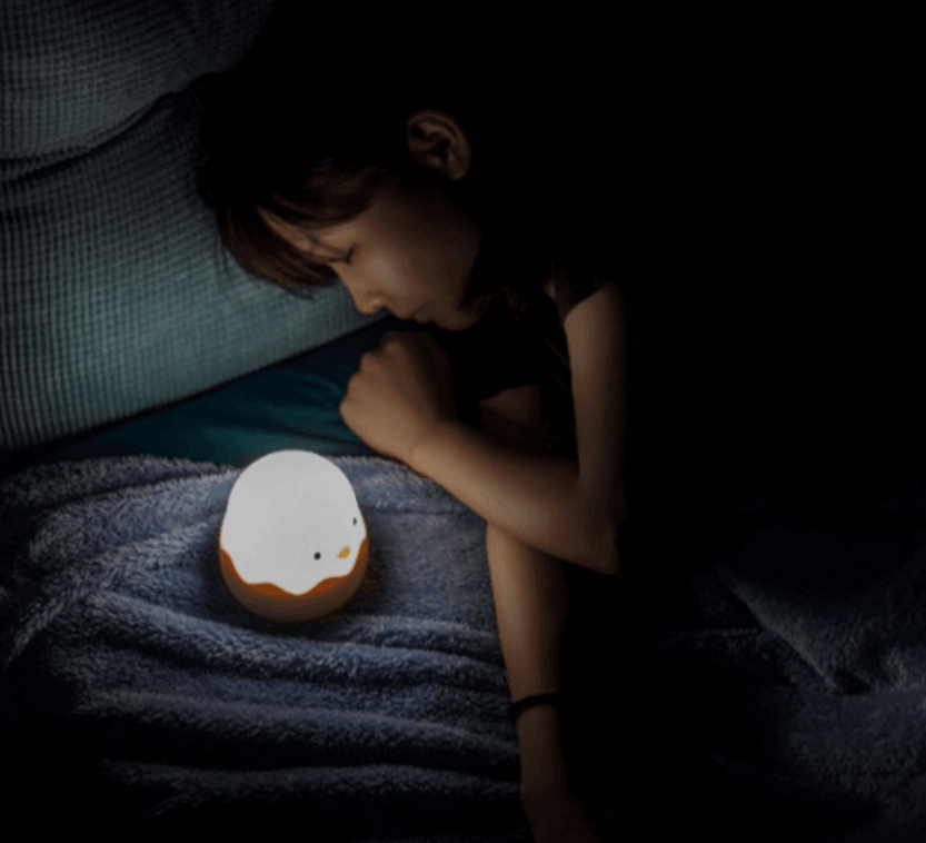 Rechargeable Silicone Chicken Egg Led Night Touch Lamp - Image 0