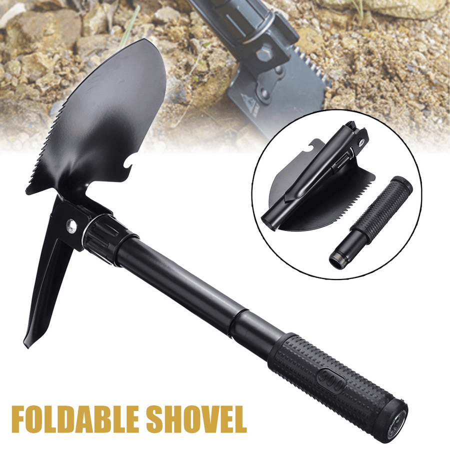 Portable Folding Garden Helper Shovel - Image 1