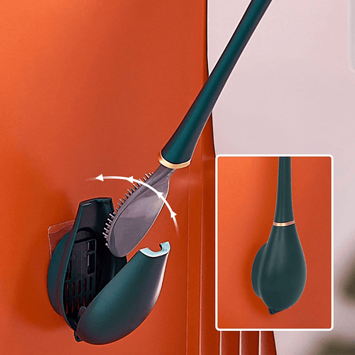 Wall Mounted Soft Silicone Toilet Brush - Image 0