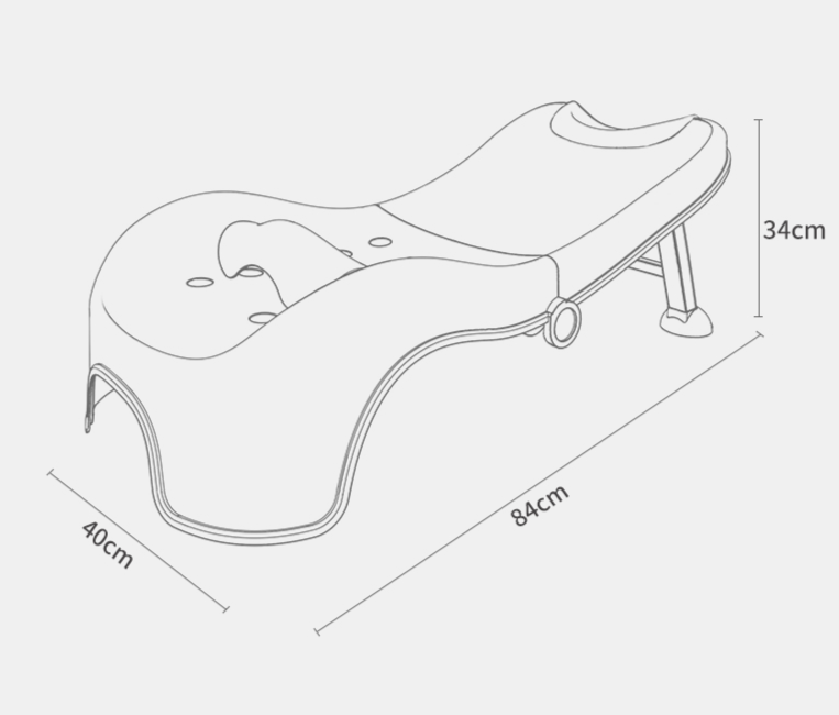 Foldable Kids Ergonomic Head Washing Chair - Image 8