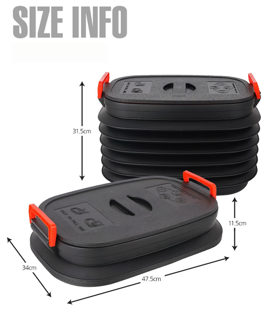 Portable Large Capacity Outdoor Car Folding Storage Bucket - Image 6