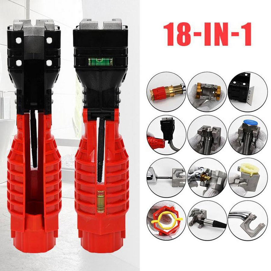 18in1 Foldable Wrench Water Pipe Maintenance Tool - Image 2