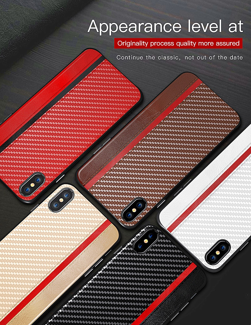 Leather Fiber iPhone Case - Image 3