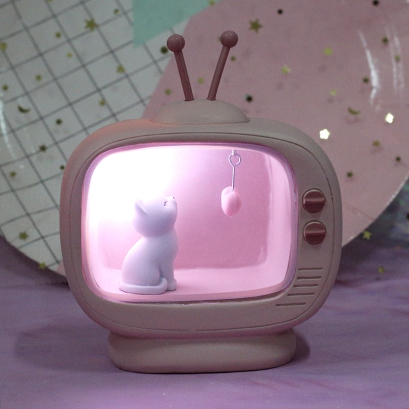 Cozy Cat TV Mini Night Lamp - Image 3