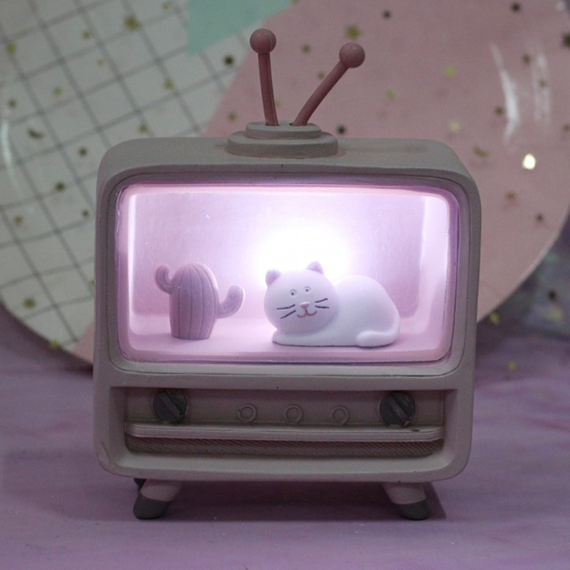 Cozy Cat TV Mini Night Lamp - Image 2