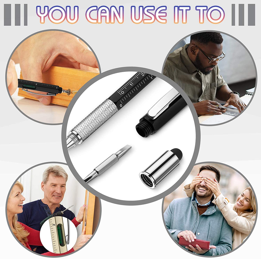 6in1 Screwdriver Ruler Pen - Image 5